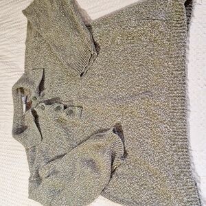 Radishes & roses vintage womens sweater size L green